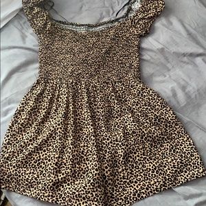 Cheetah Print Romper